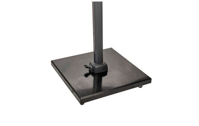 Platinum Challenger Champagne T2 3.5 x 2.6 mt Rectangular Free Arm Parasol With 90kg Wheeled Base