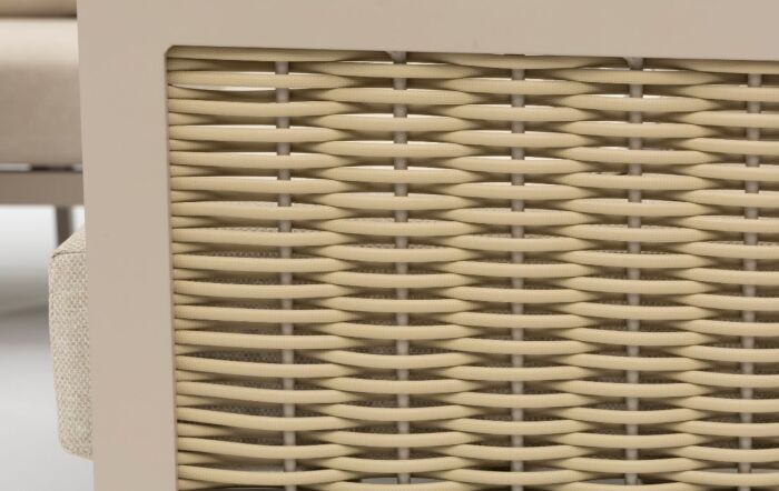 JB Furniture Conrad Two Seat Garden Sofa Set - Latte