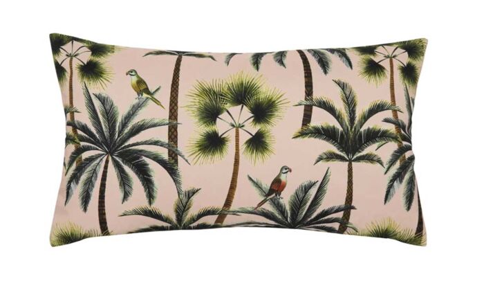 Furn. Palms Blush Rectangular Outdoor Scatter Cushion 