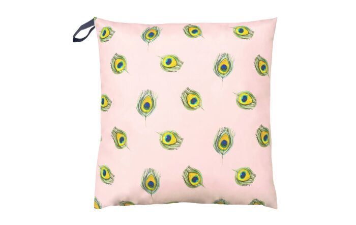 Furn. Peacock Outdoor Floor Cushion