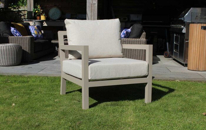 JB Furniture Hartforth Two Seat Garden Sofa Set - Cream