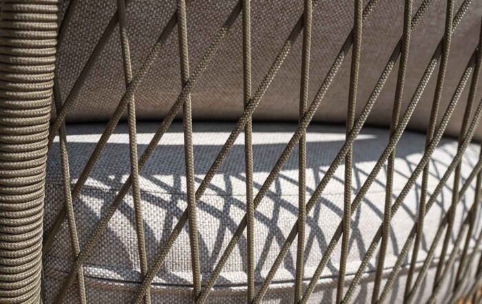 Maze Bali Rope Weave Three Seat Outdoor Lounge Set