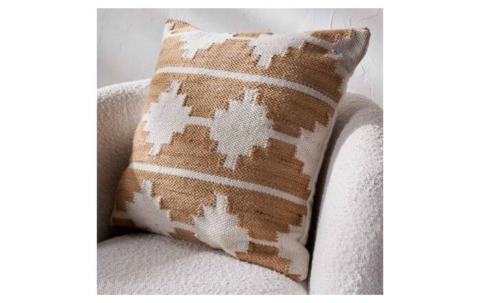 Pacific Lifestyle Indoor/Outdoor Moroccan Taupe Scatter Cushion