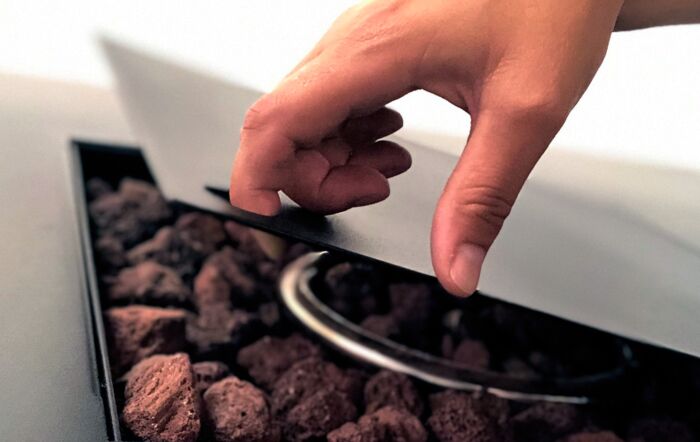 Pacific Lifestyle Cosibrixx Anthracite 90 Fire Pit Table 