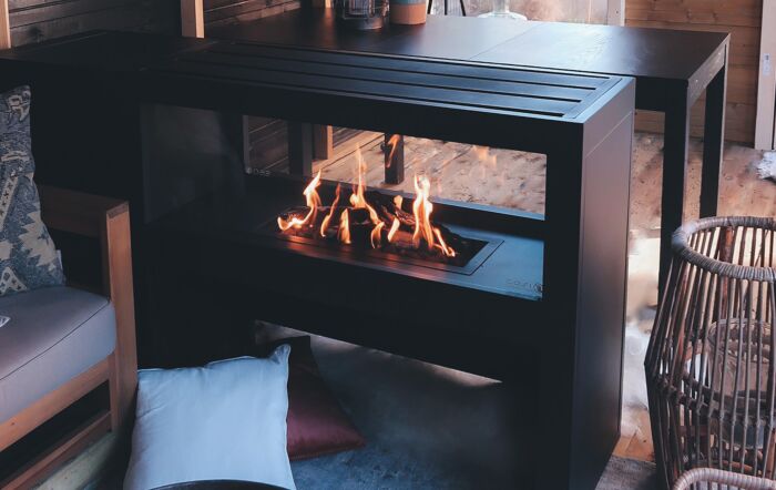 Pacific Lifestyle Cosivista Black 160 Fire Pit