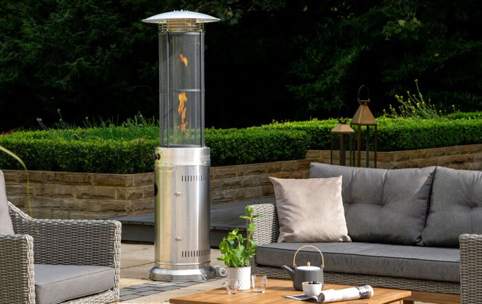Pacific Lifestyle Cylinder Patio Heater Stainless Steel