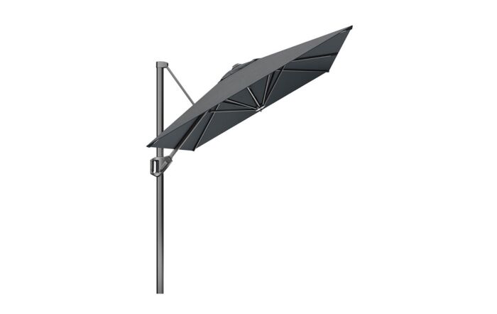 Platinum Voyager Anthracite T1 3m x 2m Oblong Parasol with 90kg Granite Base & FREE Cover