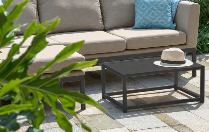 Maze Pulse Chaise Garden Sofa - Oatmeal