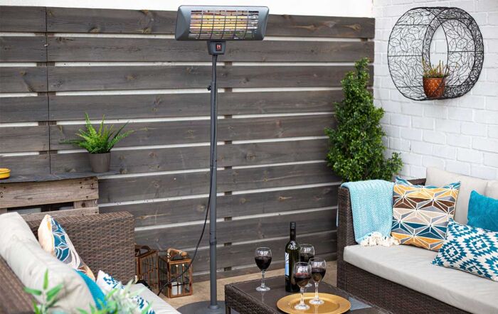 La Hacienda Quartz Standing Heater