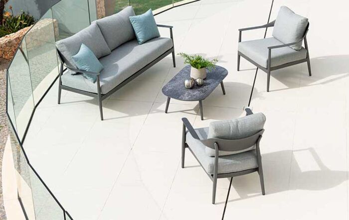 Alexander Rose Rimini Garden Sofa Set - Grey