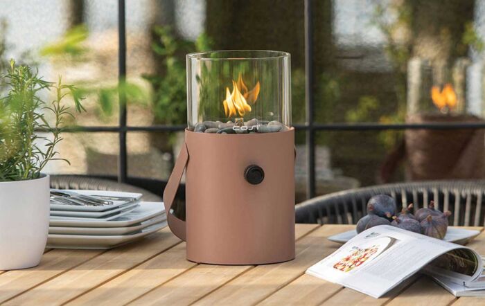 Pacific Lifestyle Terracotta Cosiscoop Fire Lantern