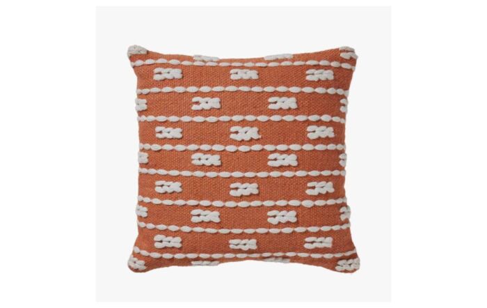 Pacific Lifestyle Indoor/Outdoor Terracotta Braid Scatter Cushion