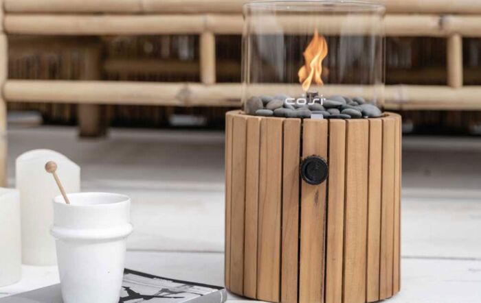Pacific Lifestyle Timber Cosiscoop Fire Lantern