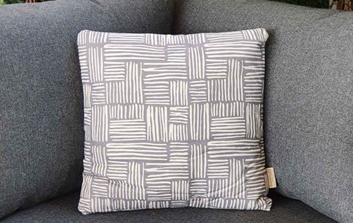 Bramblecrest Grey Wicker Square Scatter Cushion
