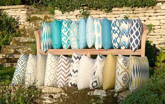 Bramblecrest Square Plain Olive Scatter Cushion