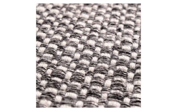 Pacific Lifestyle Indoor And Outdoor Graphite And White Rug